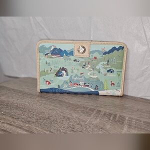 Spartina 449 Blue Ridge Mountains Snap Wallet- LIKE NEW!